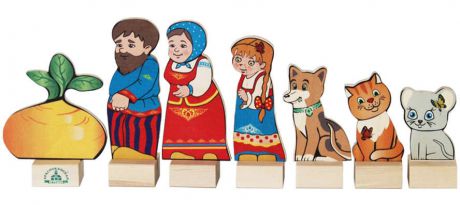 Игровой набор, КРАСНОКАМСКАЯ ИГРУШКА, Персонажи сказки Репка