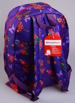 Рюкзак школьный 40*30*14см Фиолетовый с бабочками 7033792