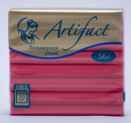 Набор для творчества Пластика (пластилин отверждаемый) брус 56гр, Розовый классический 3561
