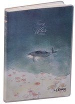 Записная книжка, А6 80л кл. Flying whale карт.обл., с ПВХ-обложкой, LENWA