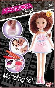 Набор для творчества Toy Target Fashion Dough с пластилином и куклой 99107