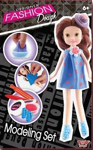Набор для творчества Toy Target Fashion Dough с пластилином и куклой 99111