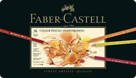 Набор Faber-Castell Цветные карандаши POLYCHROMOS® 36 цветов, в металлической коробке