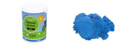 Набор для творчества, Умная лепка, Кинетический песок Артикул 221 цвет - голубой