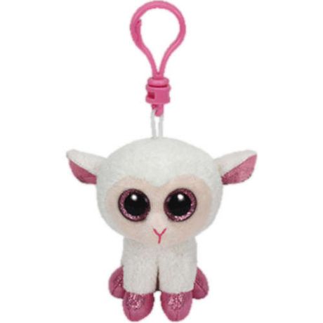 Мягкая игрушка Beanie Boos Овечка (белая с розовыми копытцами),12см