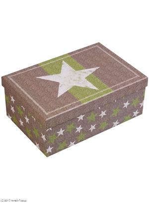 Коробка подарочная Звезда на холсте 19*12.5*8см, картон, Kairui 13-Kairui-HZ-360M