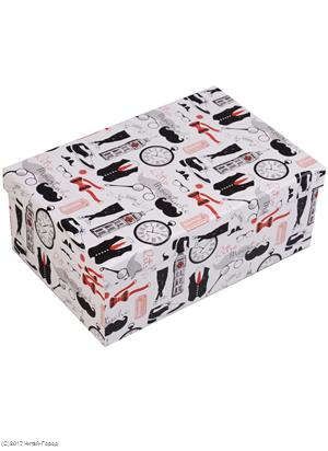 Коробка подарочная Хипстер 21*14*8.5см, картон, Kairui 13-Kairui-HZ-032L