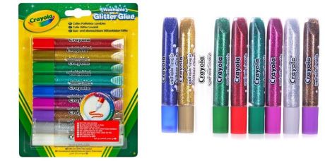 Набор клея с блестками, Crayola, 9 цветов, блистер с европодвесом 69-3527