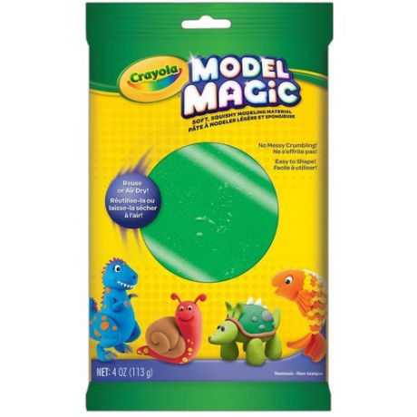 Набор пластилина,Crayola "Волшебный пластилин" зеленый, 120 гр., упаковка с европодвесом 57-4444