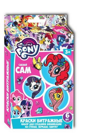 Набор для детского творчества, Centrum, Витражные краски My Little Pony 88603