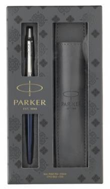 Набор Parker Jotter Core (2020374) Royal Blue CT ручка шариковая в компл.:чехол для ручки подар.кор.