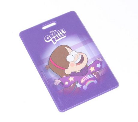 Чехол для карточек, Картхолдер Disney Гравити Фолз Мэйбл и Звезда 10х6,5см фиолетовый