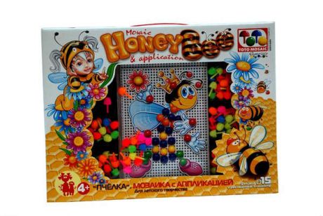 Мозаика с аппликацией ToysUnion Пчела 00-182