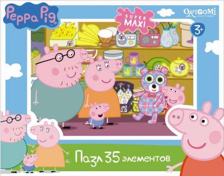 Пазл Оригами 35эл MAXI Peppa Pig Магазин игрушек 01545
