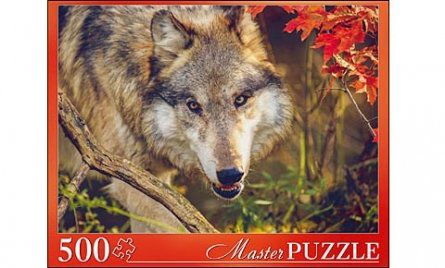 Пазл Masterpuzzle 500 эл 50*34,5см Волк ГИМП500-6150