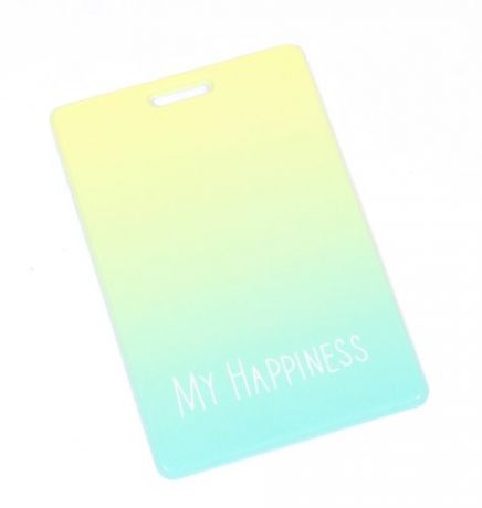 Чехол для карточек Цветной градиент My Happiness (ДК2017-135)