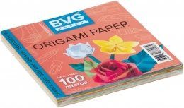 Бумага для оригами BVG paper 14*14см, 10цветов, 100листов