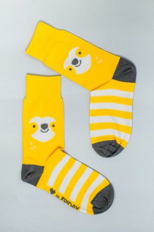 Носки дизайнерские St.Friday Socks размер 34-37,желтый