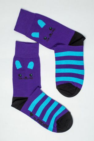 Носки дизайнерские St.Friday Socks размер 42-46, фиолетовый
