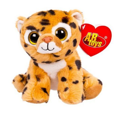 Мягкая игрушка, Abtoys Леопард коричневый, 15см M0017