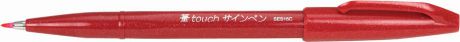 Фломастер-кисть Pentel Brush Sign Pen (красный цвет) SES15C-B