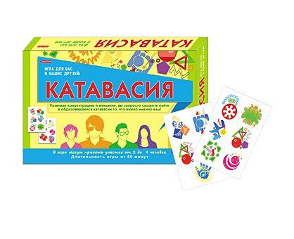 Настольная карточная игра для всей семьи TM Carpe Diem "Катавасия" игровые карточки 100шт. ИН-0088