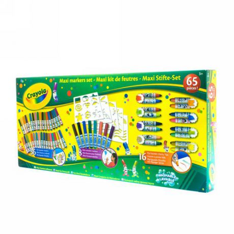 Набор, Гигантский набор фломастеров Crayola картонная упаковка 58-1301