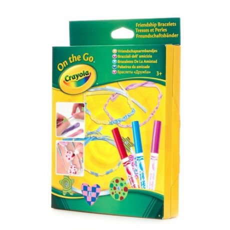 Набор для творчества, Мини набор браслеты Crayola Дружба картонная упаковка 04-1004