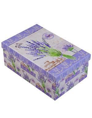 Коробка подарочная Lavender is love 19*12*8.5см, картон, Kairui 13-Kairui-BZ-972-M