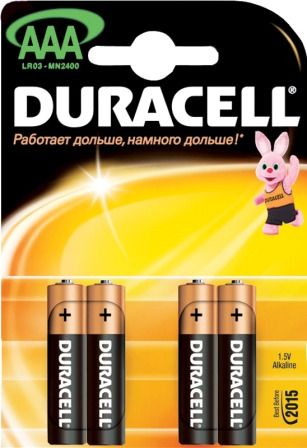 Батарейка DURACELL LR03 MN2400 1x4 шт.
