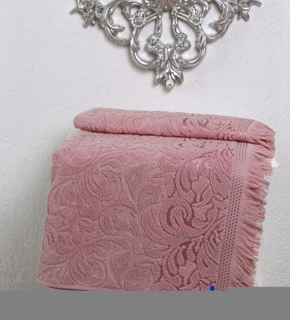 Полотенце Karna Esra 70х140 см, розовое
