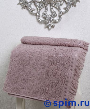 Полотенце Karna Esra 70х140 см, грязно-розовое