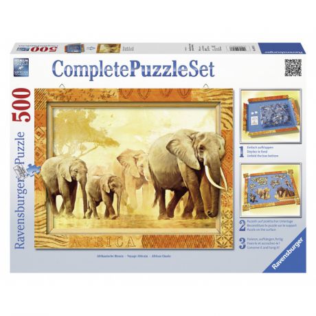 RAVENSBURGER Пазл Слоны 500 деталей