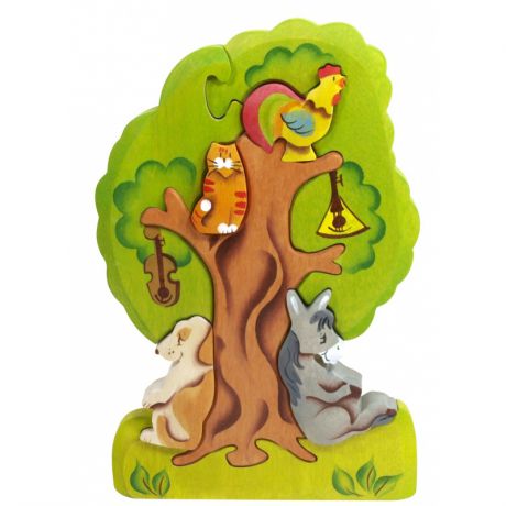 Сказки дерева Пирамидка Бременские музыканты на дереве