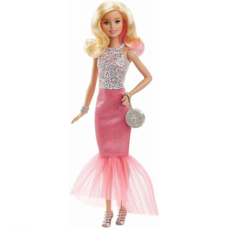 Mattel Кукла Barbie в вечернем платье-трансформере
