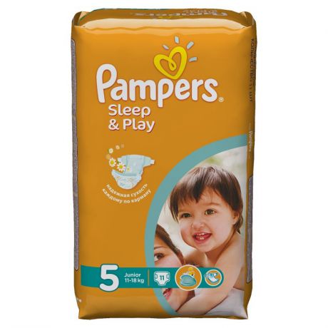 Pampers Подгузники Sleep&Play Junior (11-18 кг), 11 шт.