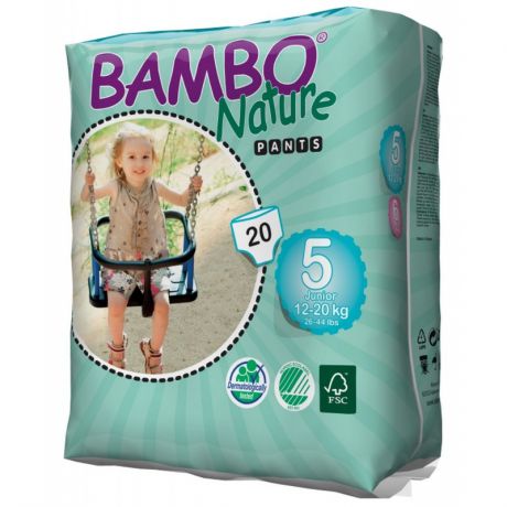 Bambo Nature Подгузники-трусики Pants Junior 12-20 кг 20 шт