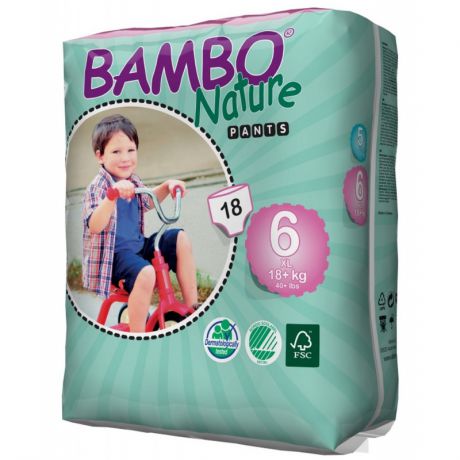 Bambo Nature Подгузники-трусики Xl Plus 18+ кг 18 шт
