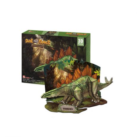 CubicFun 3D пазл Эра динозавров Стегозавр 49 деталей