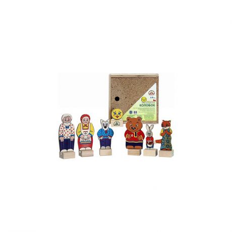 Краснокамская игрушка Игровой набор Персонажи сказки Колобок