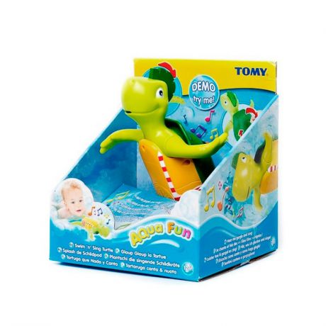 Tomy Игрушка для ванны Поющая черепаха