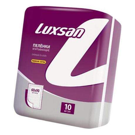 Luxsan Впитывающие пелёнки Premium/Extra 60х90 см 10 шт
