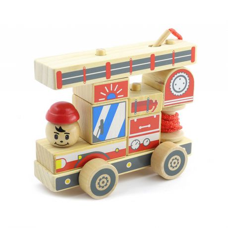 Мир деревянных игрушек Конструктор-каталка Автомобиль 2