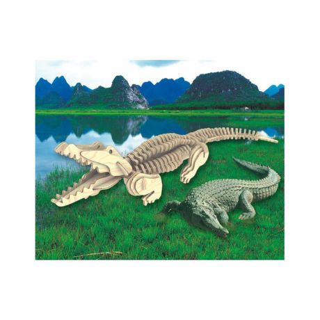 Мир деревянных игрушек Сборная модель Крокодил