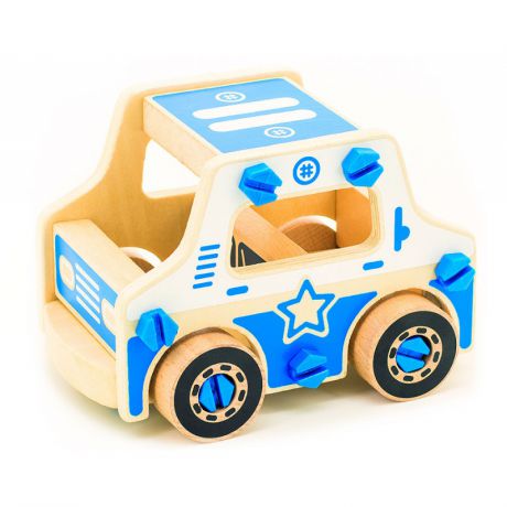 Мир деревянных игрушек Конструктор-каталка Полиция