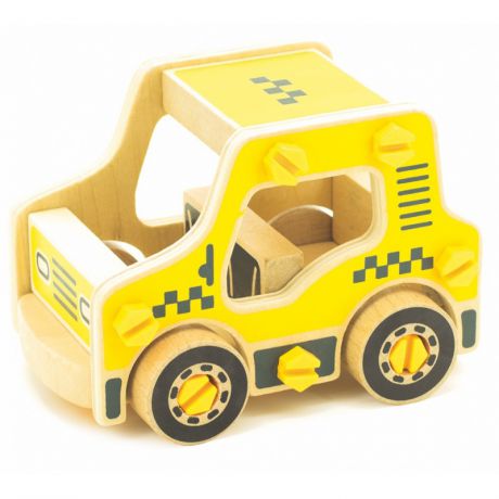 Мир деревянных игрушек Конструктор-каталка Такси