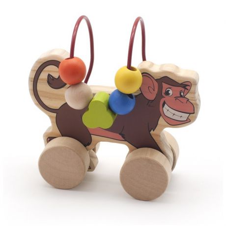 Мир деревянных игрушек Лабиринт-каталка Обезьяна