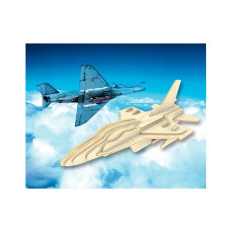Мир деревянных игрушек Сборная модель Самолет F16