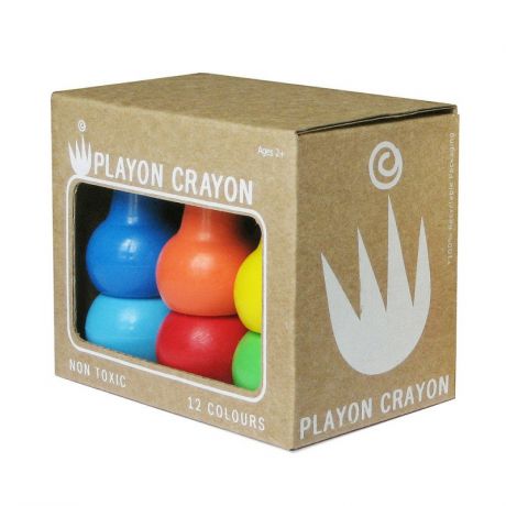 Playon Crayon Набор восковых карандашей Классические цвета