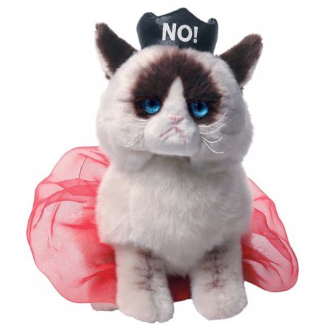 Gund Мягкая игрушка Queen Grumpy Cat 23 см